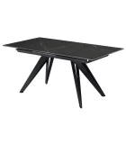 Ceramic table Васко TML-893 nero dorado black order